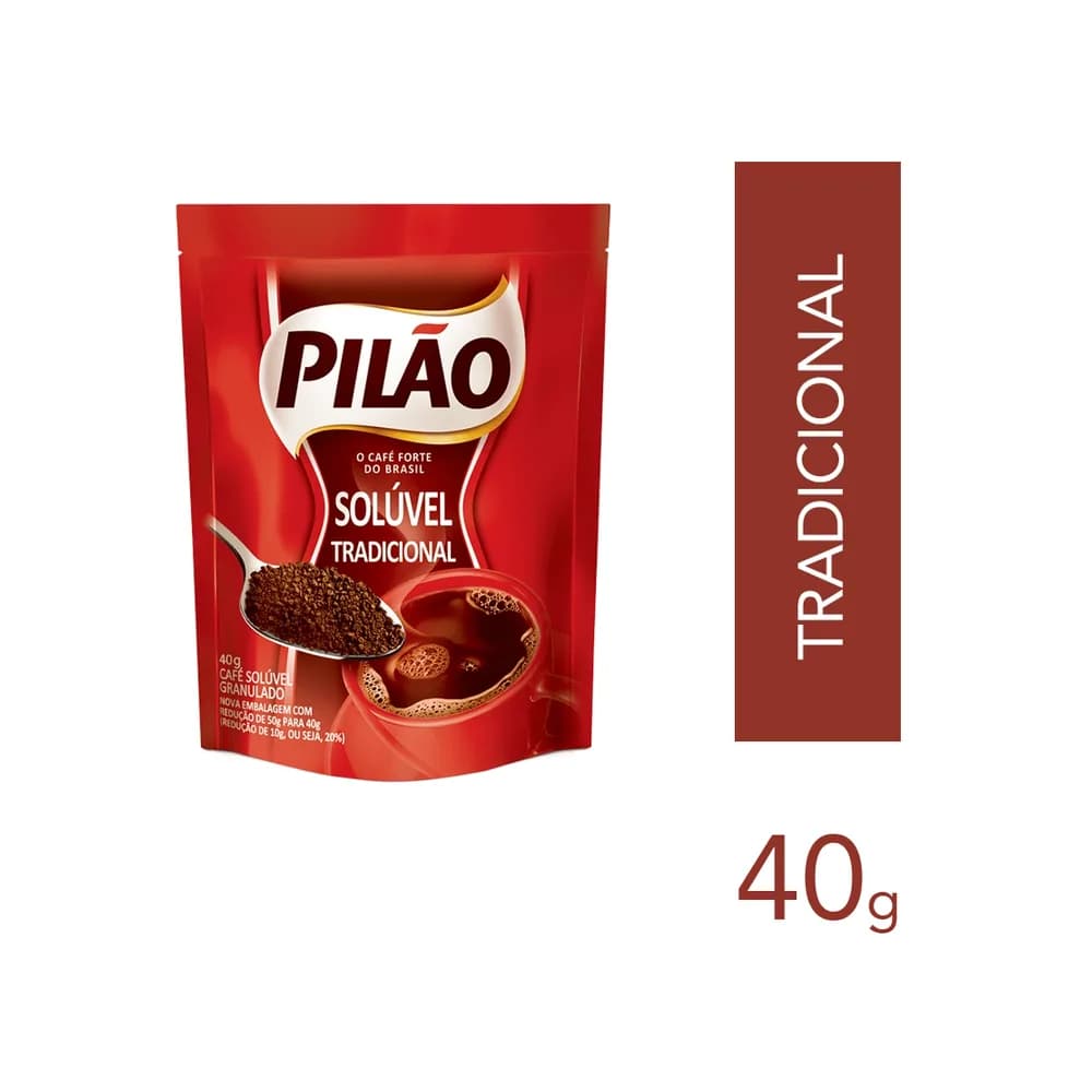 Cafe soluvel em po pilao 40g