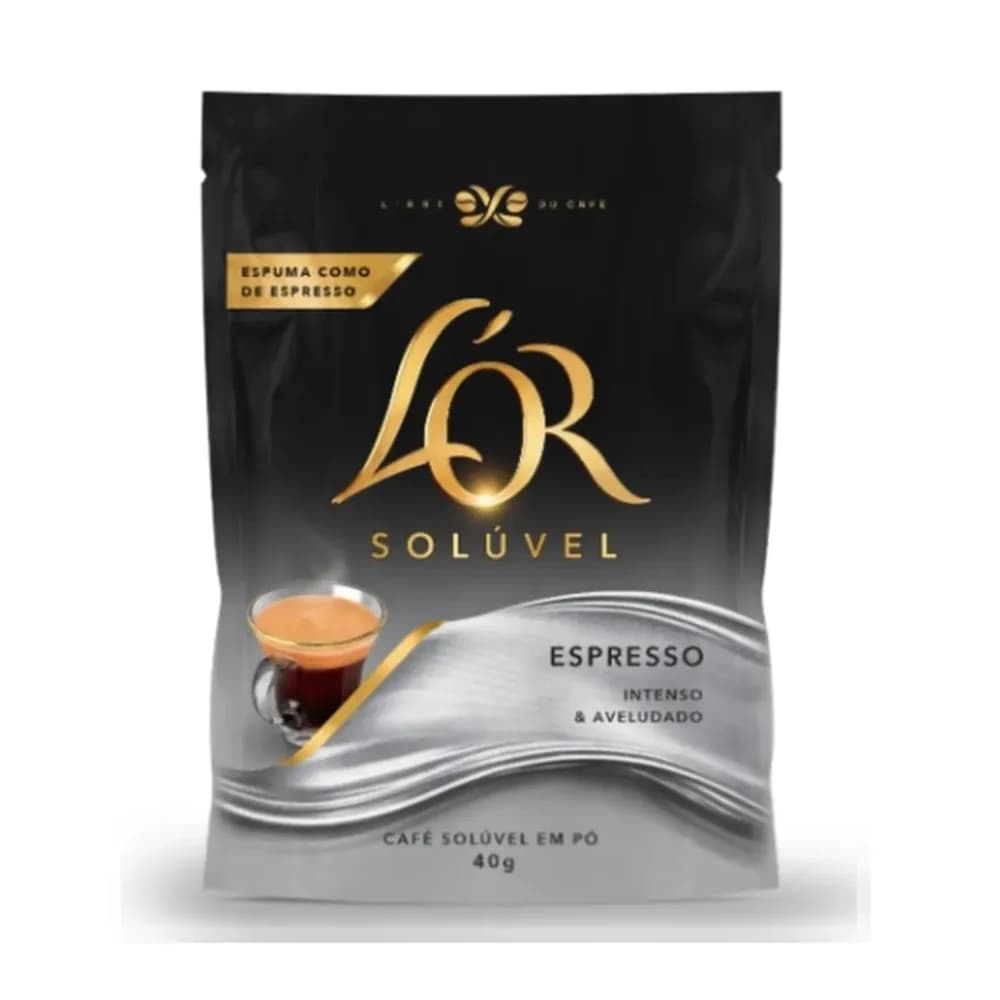 Cafe soluvel em po espresso l'or 40g