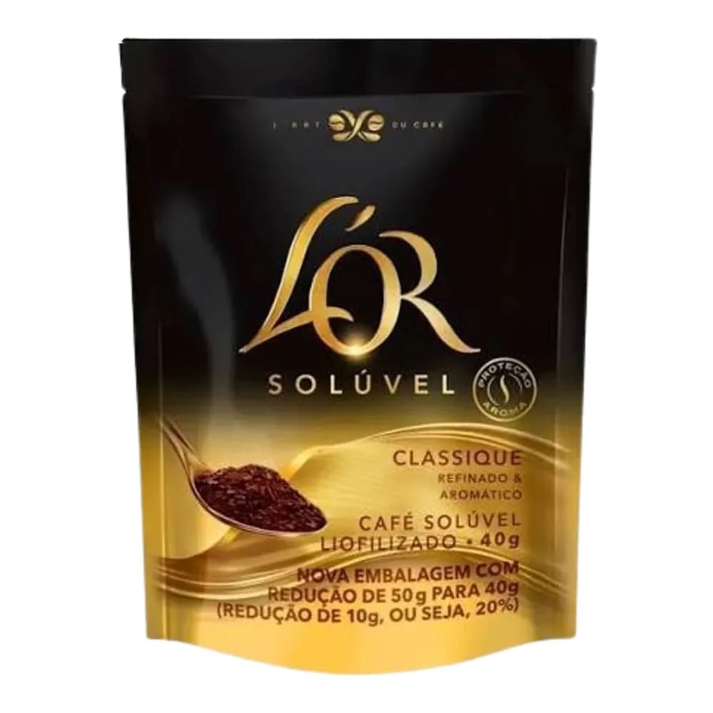 Cafe soluvel classique stand up pouch lor 40g