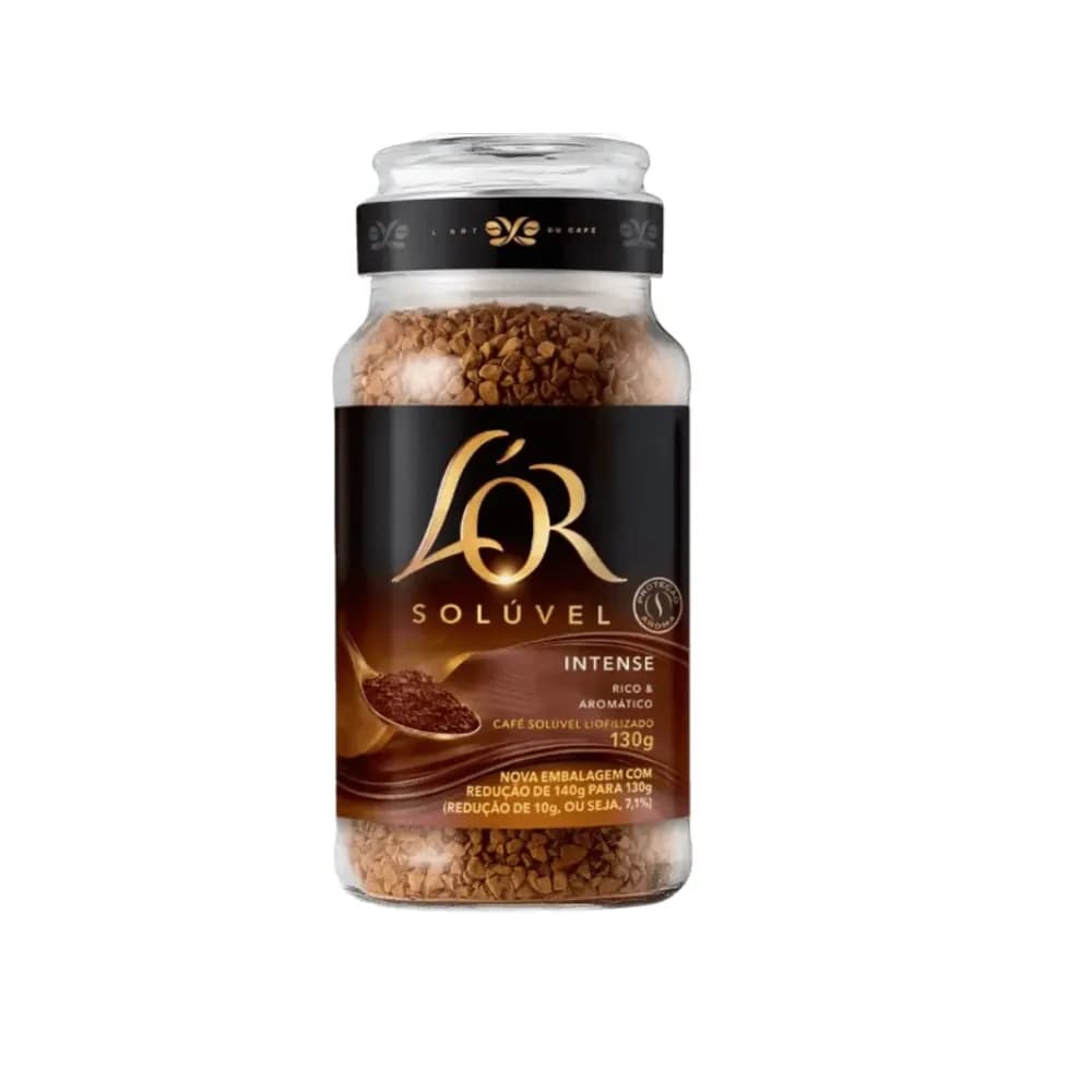 Cafe soluvel liofilizado intense l'or 130g