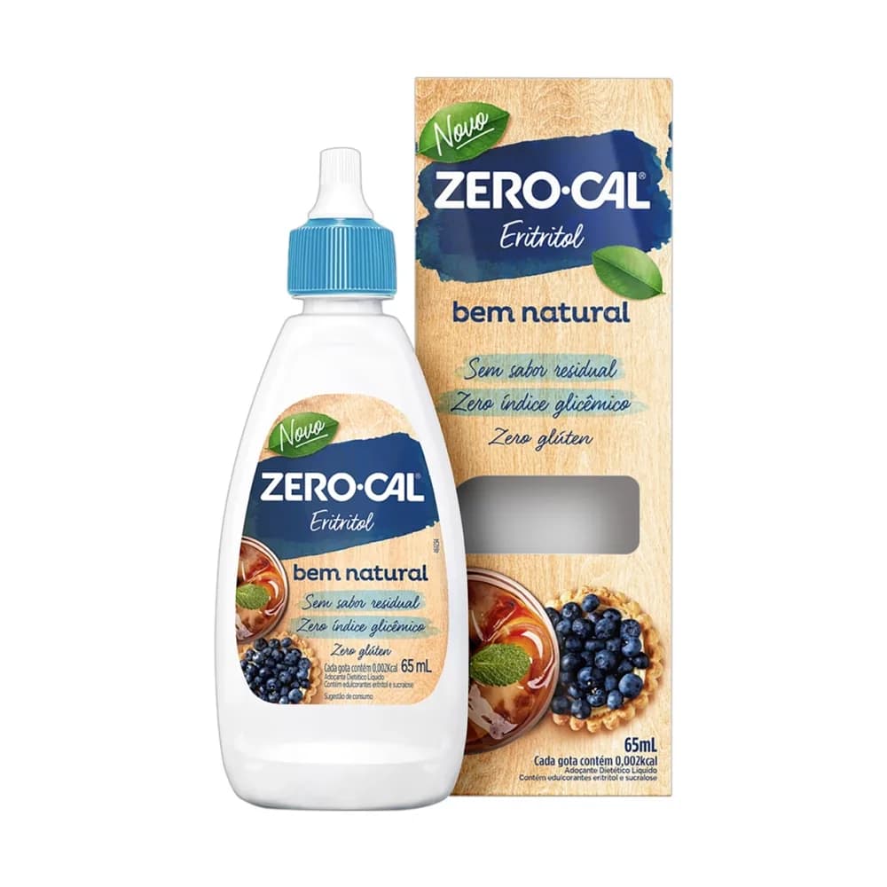 Adocante natural zero cal eritritol 65ml