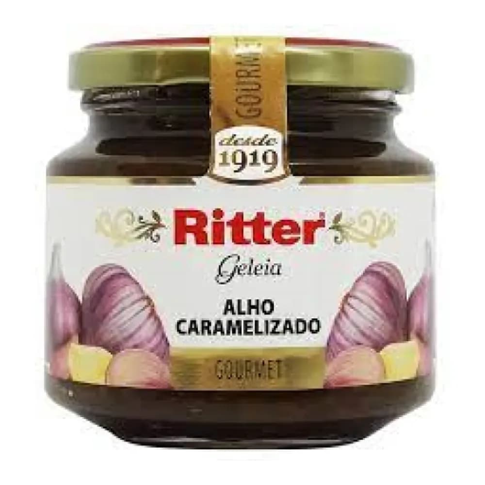 Geleia gourmet alho caramelizado ritter 290g