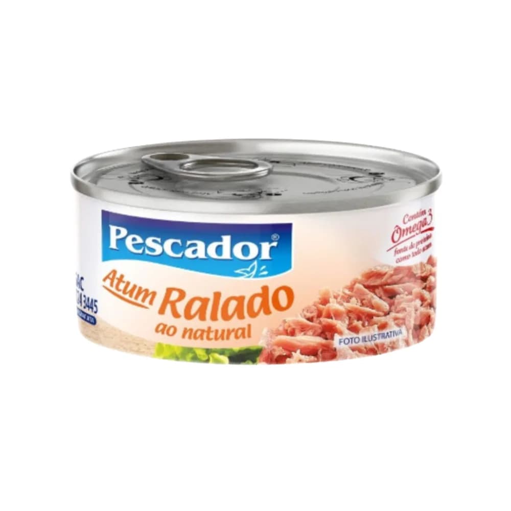 Atum ralado natural pescador 105g