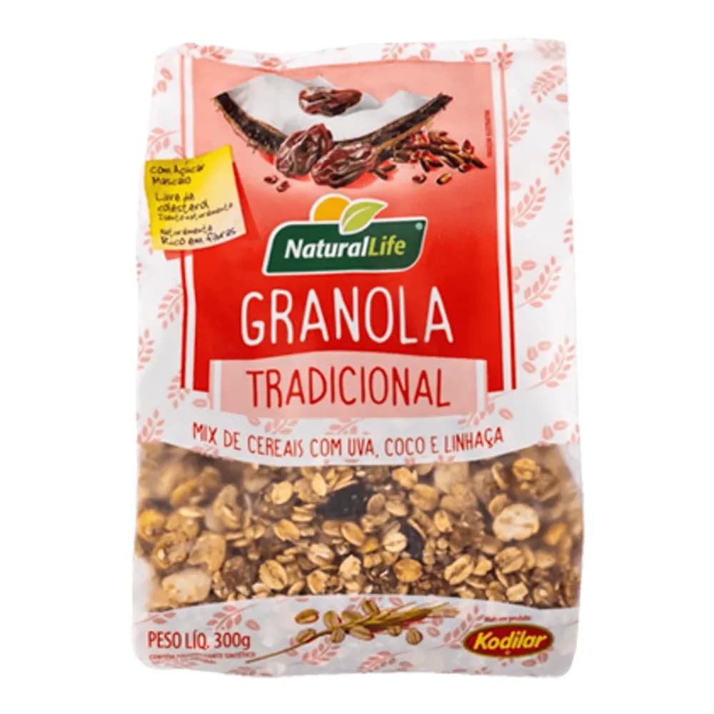 Granola tradicional natural life 300g