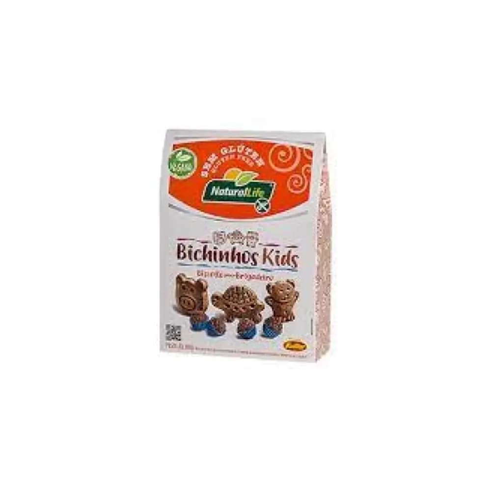 Biscoito bichinhos kids sabor brigadeiro natural life kodilar 80g