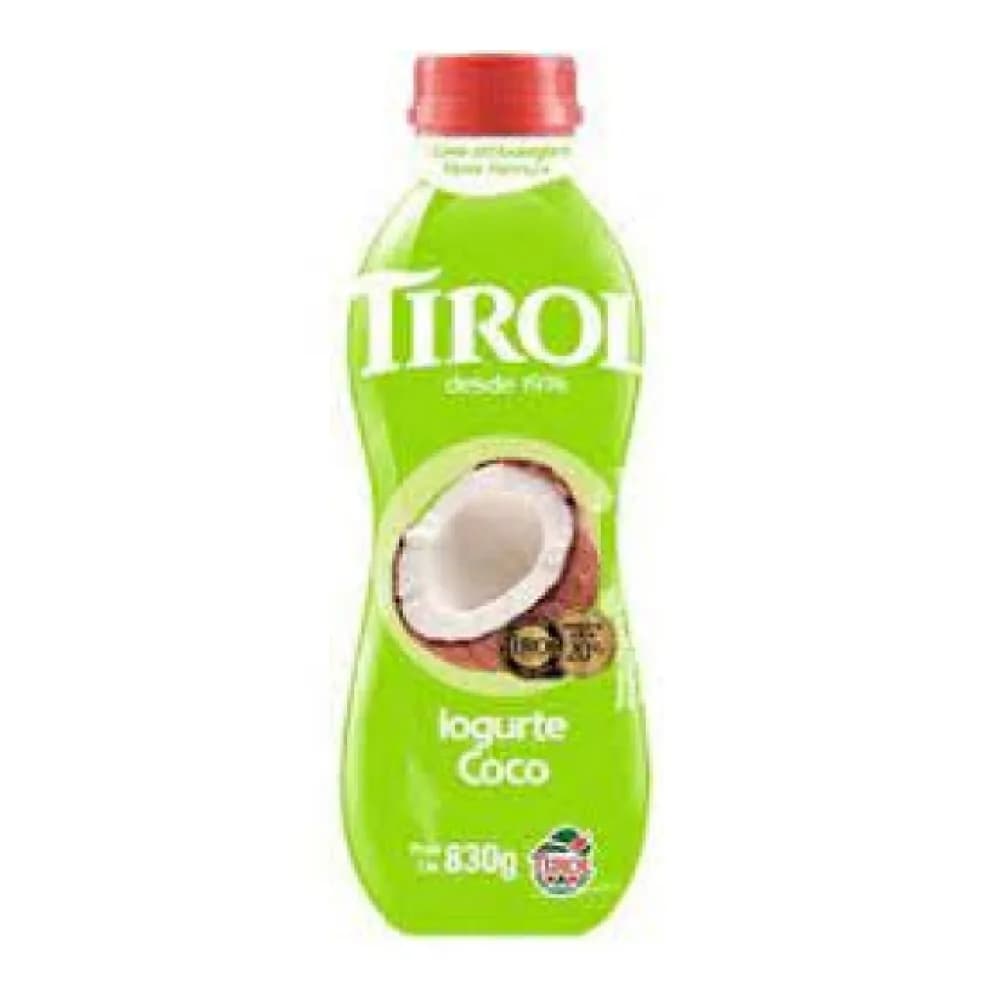Bebida lactea tirol coco garrafa 830g