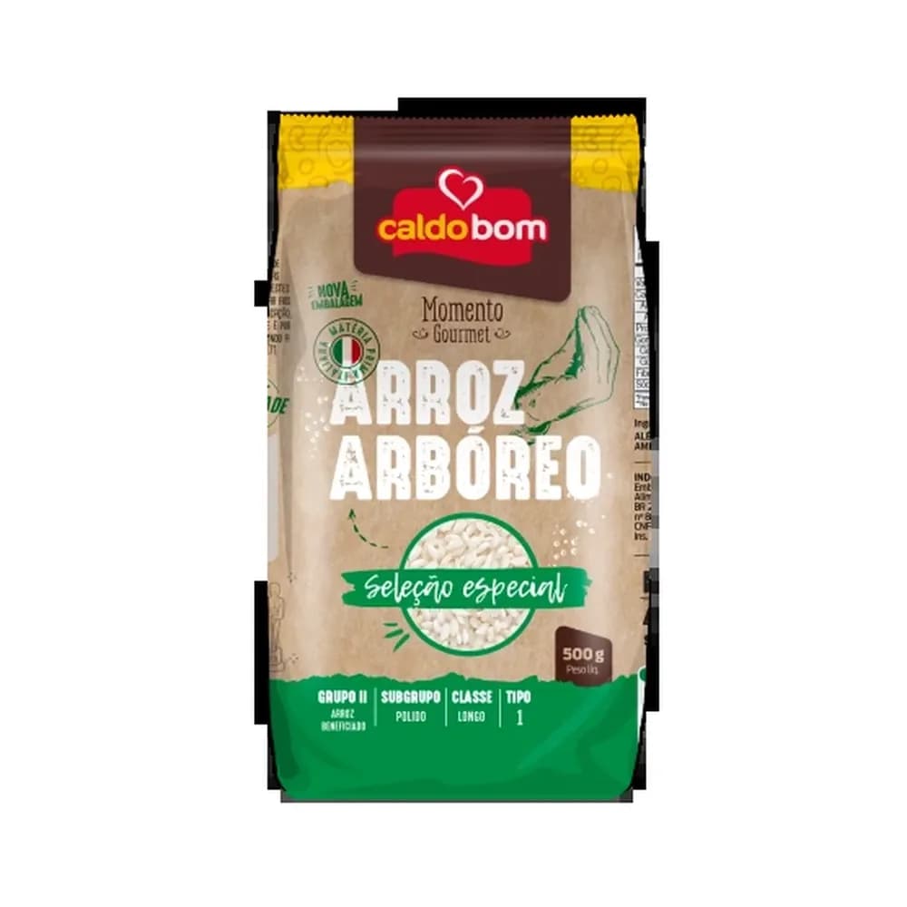 Arroz arborio caldo bom 500g