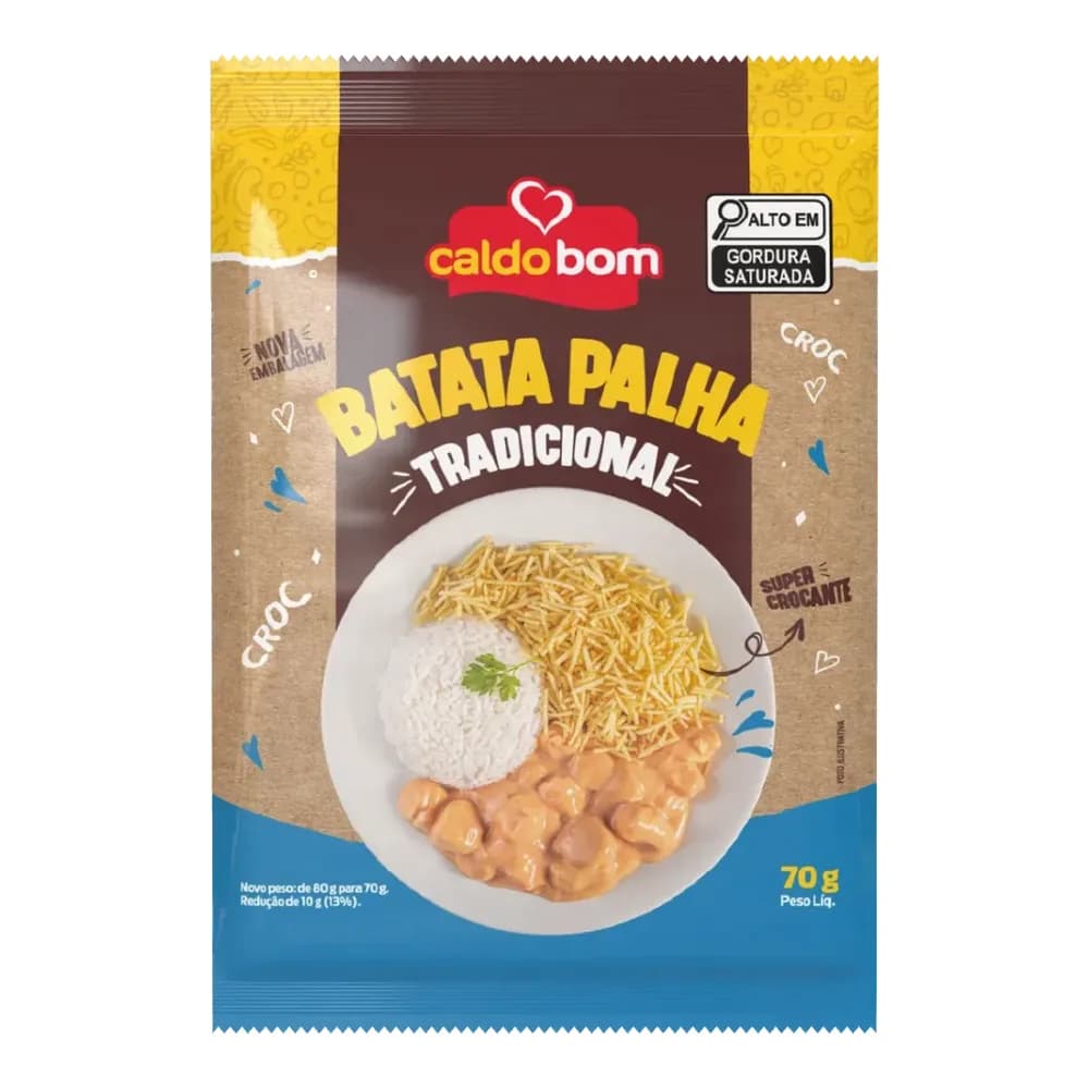 Batata palha caldo bom tradicional 80g