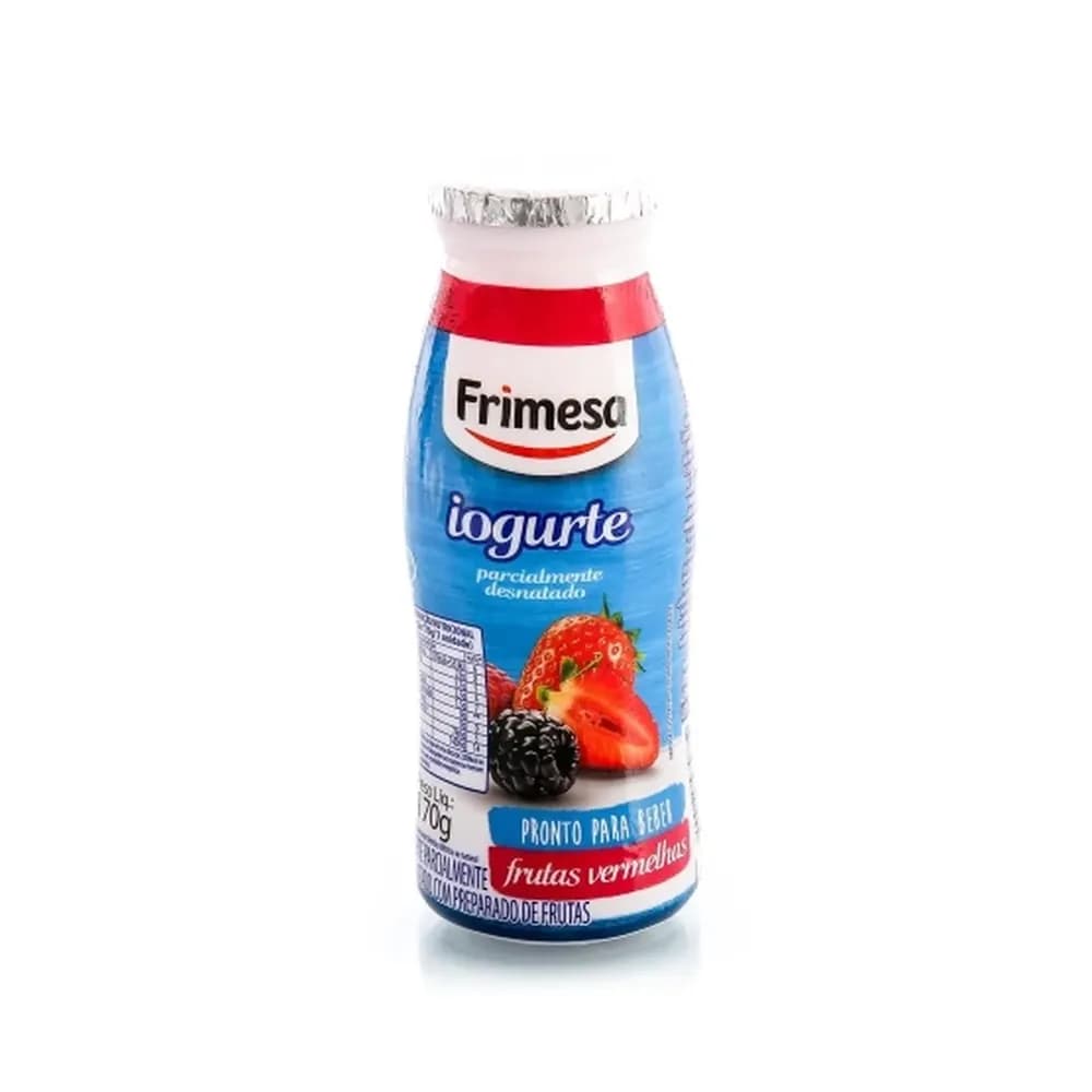 Iogurte parcialmente desnatado frutas vermelhas frimesa170g