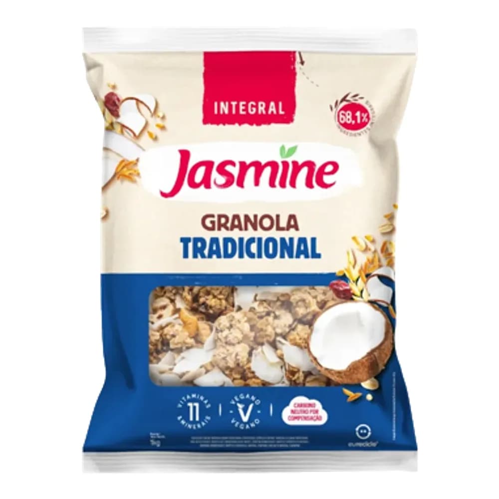 Granola trad integral jasmine coco e uva passa 1kg