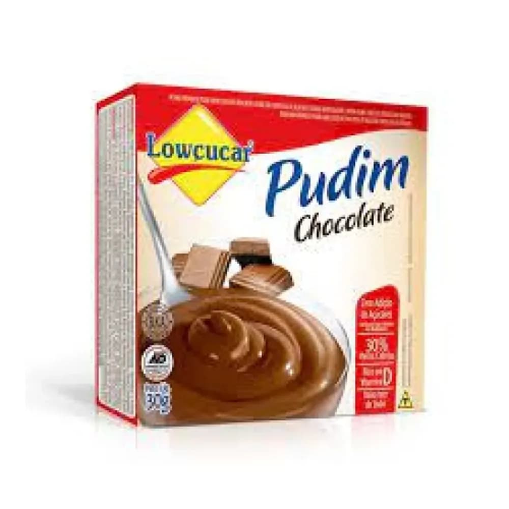 Pudim lowcucar zero acucares sabor chocolate 30g