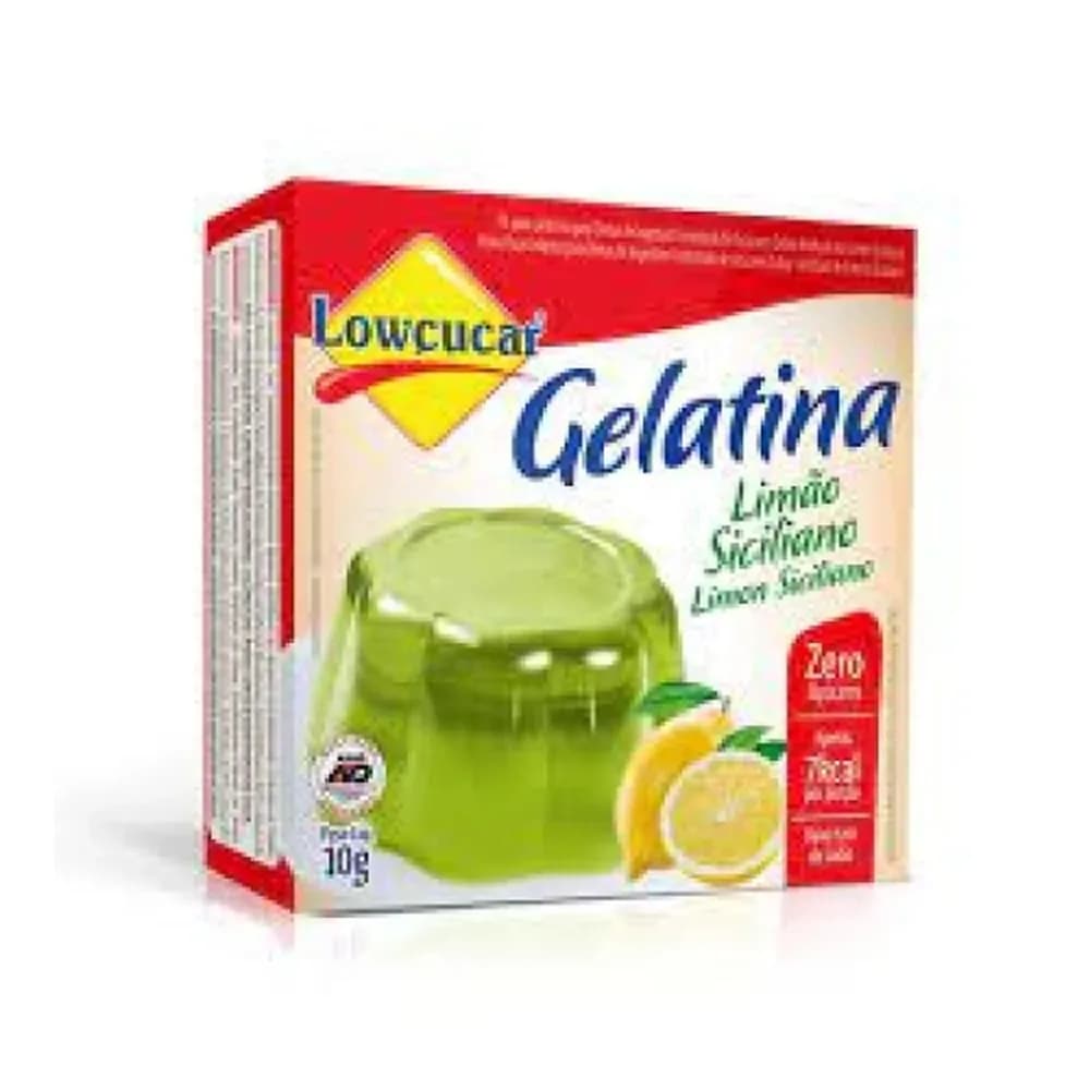 Gelatina magro com sucralose sabor limao 10g