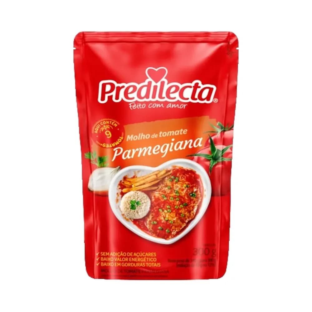 Molho de tomate a parmegiana predilecta 300g