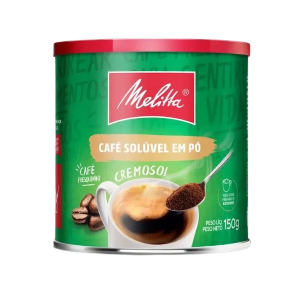 Cafe melitta soluvel cremoso lt 150g