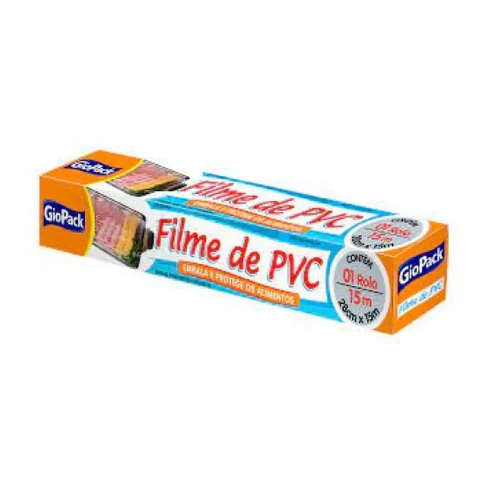 Filme pvc giopack 28cm x 15m rolo 1 un