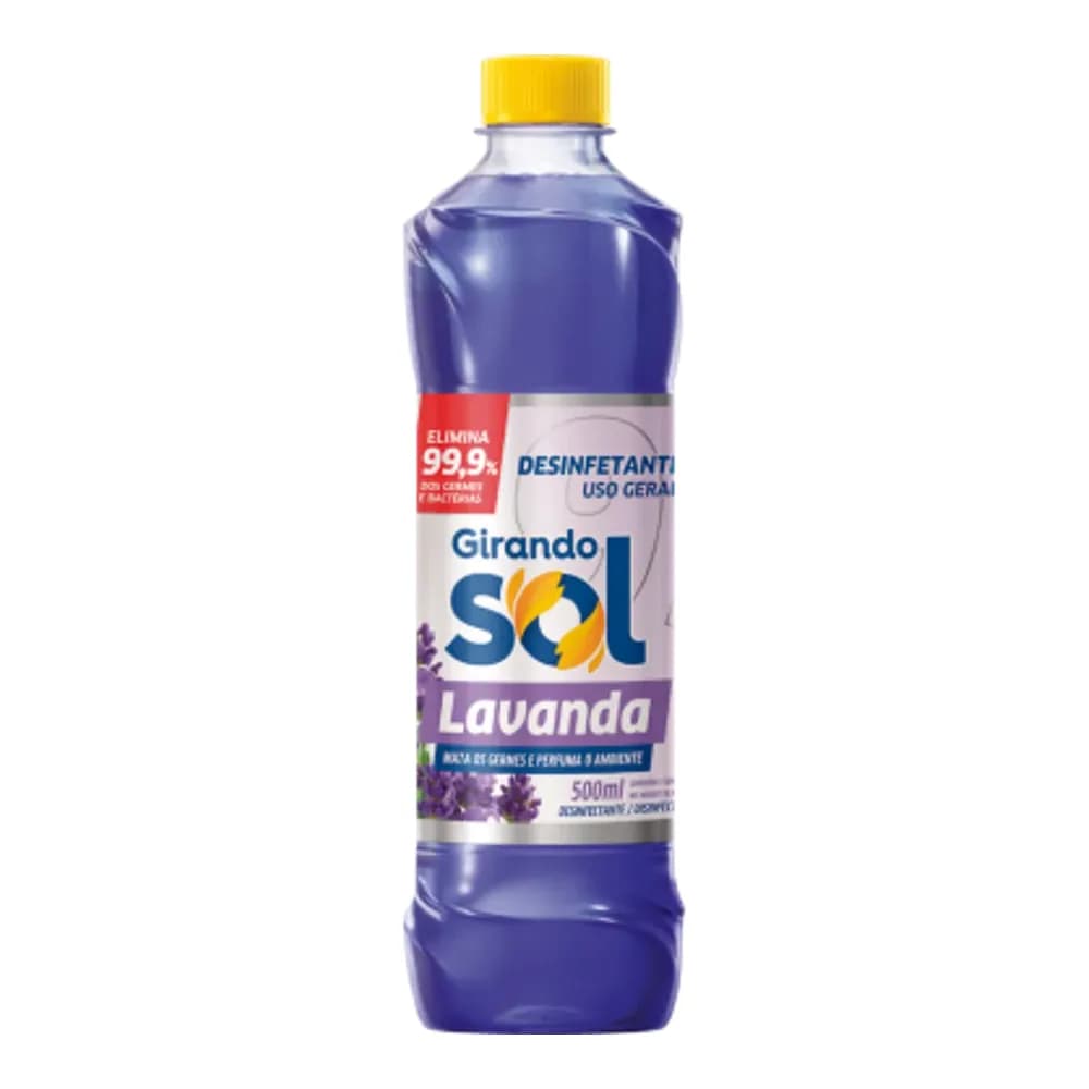 Desinfetante girando sol lavanda pet 500ml