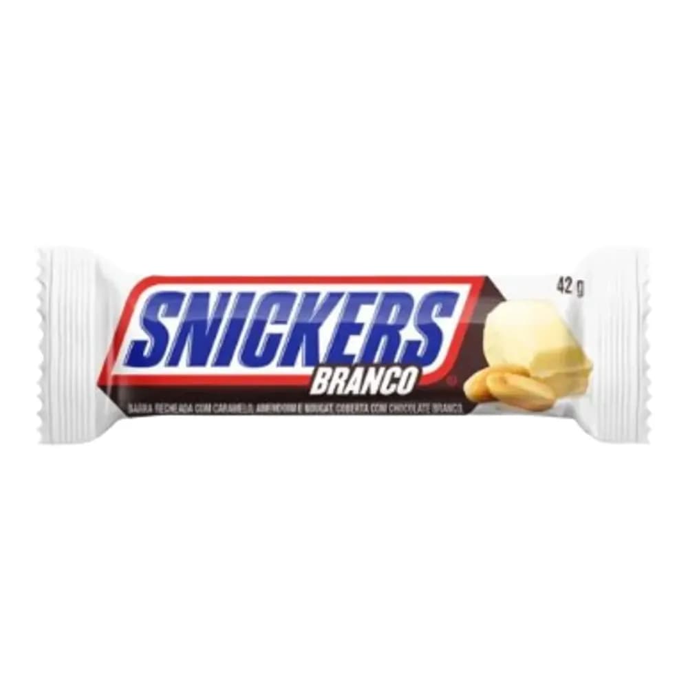 Chocolate snickers branco 42g