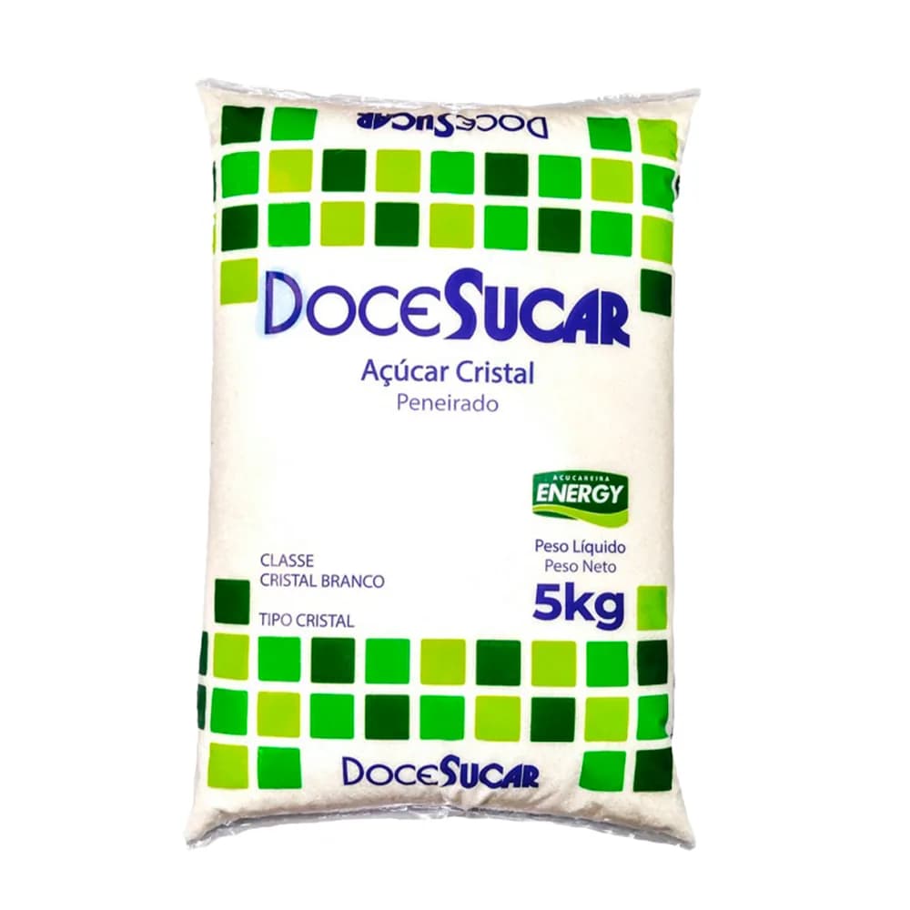 Acucar cristal alto alegre pacote 5kg