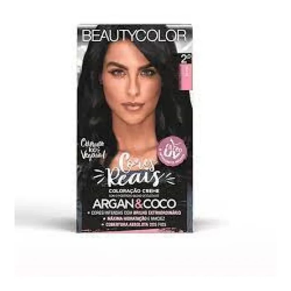 Tintura para cabelo beauty color preto 2.0