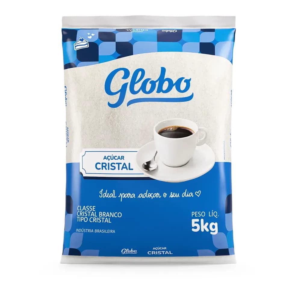 Acucar cristal especial globo 5kg