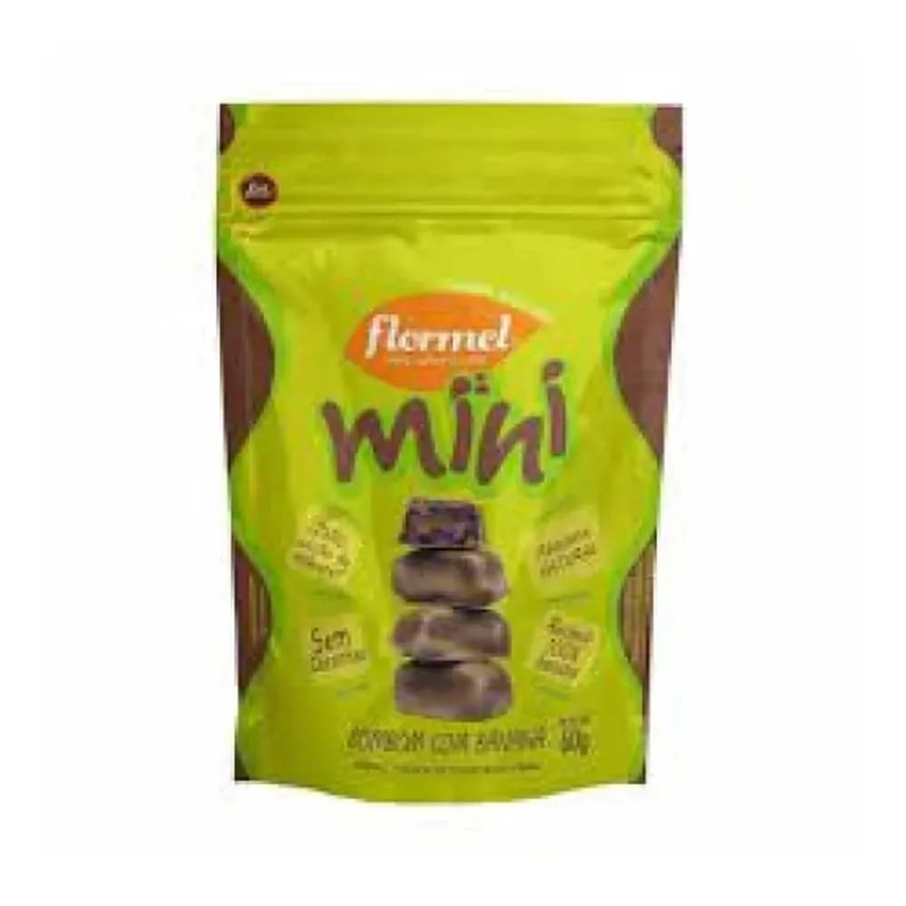 Bombom mini flormel zero banana 60g