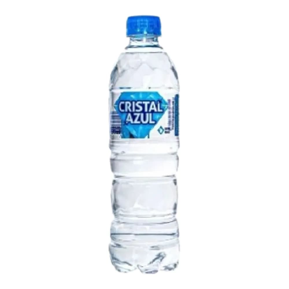 Agua mineral sem gas cristal azul 510ml