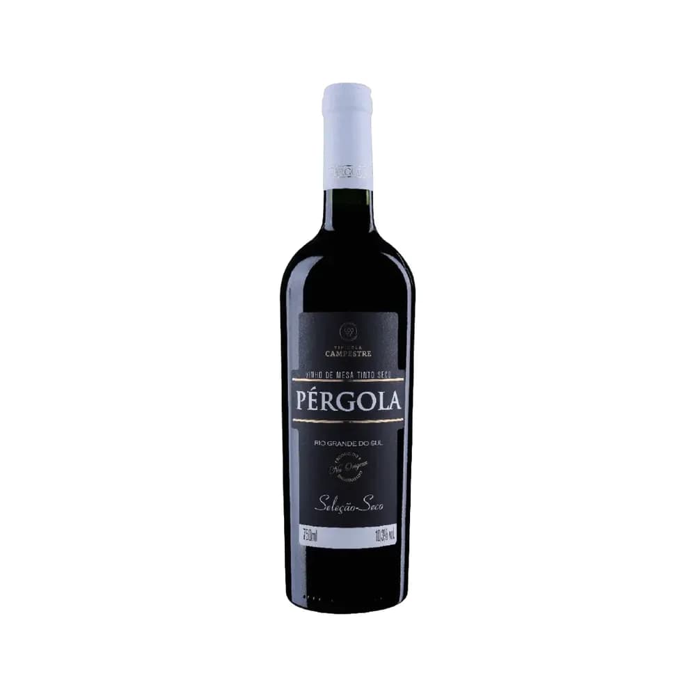 Vinho tinto seco nacional de mesa pergola 750ml