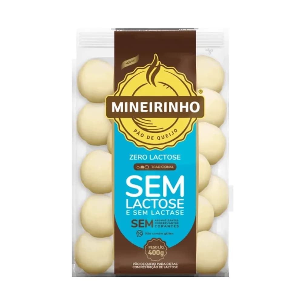 Pao de queijo mineirinho zero lactose