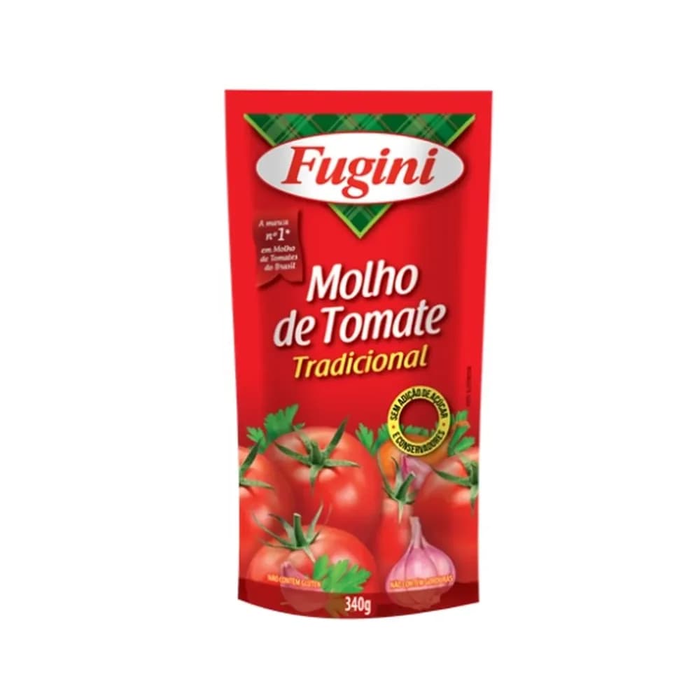 Molho de tomate tradicional fugini 300g