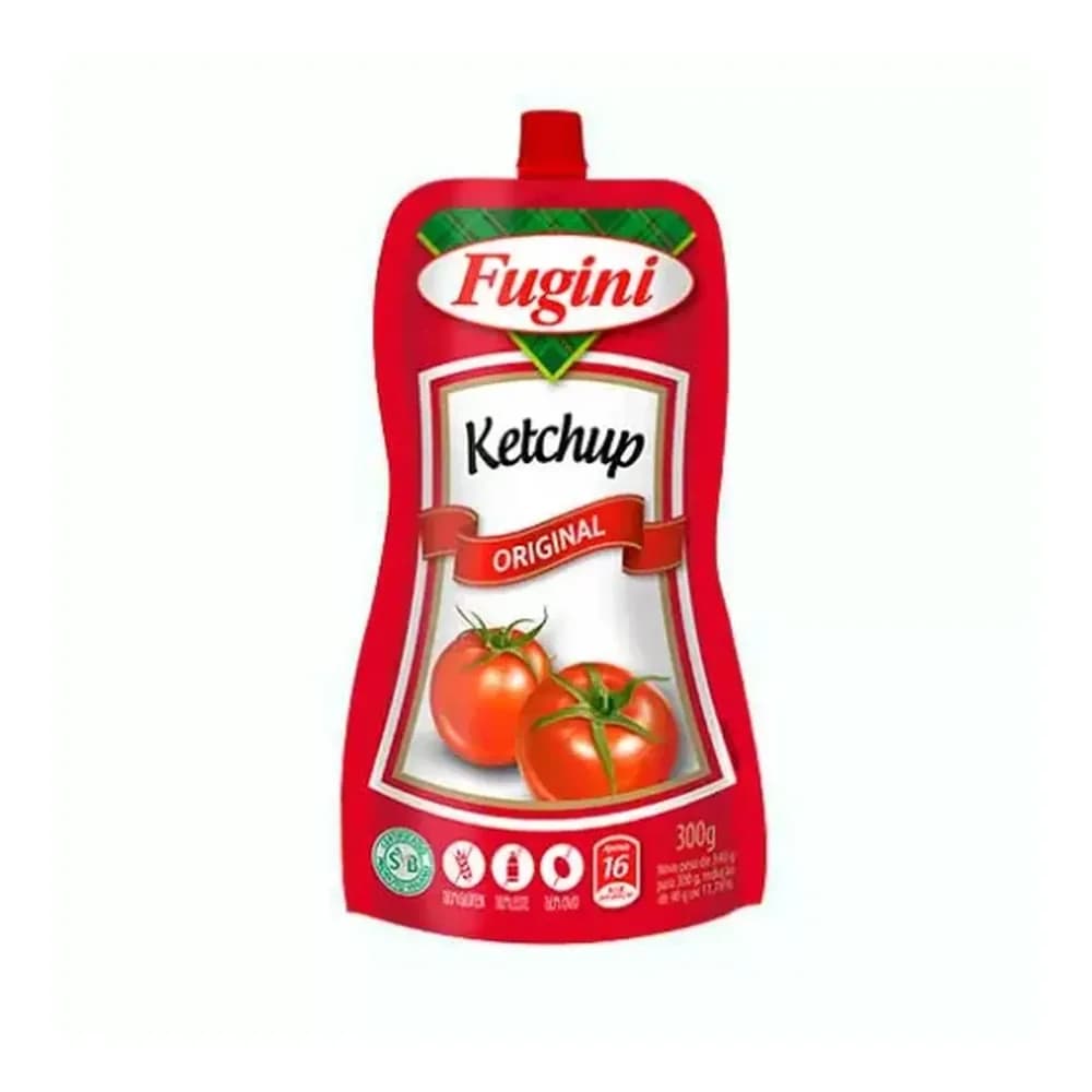 Ketchup sache bico fugini tradicional 300g