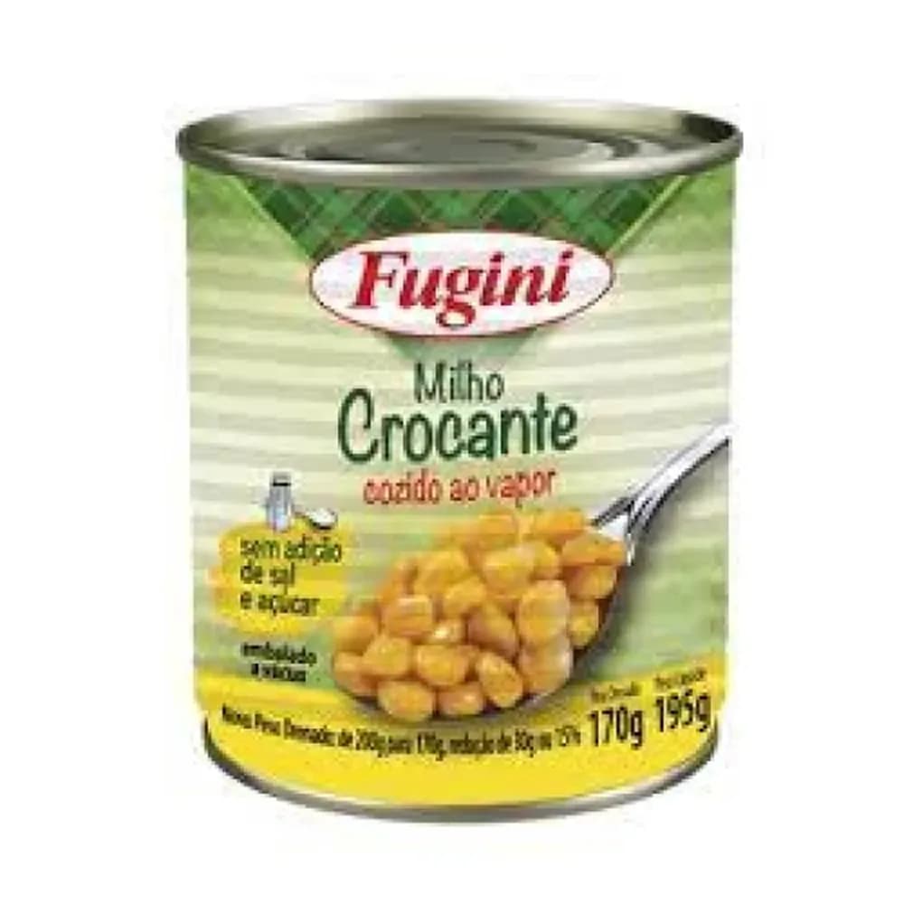 Milho verde ao vapor fugini 170g