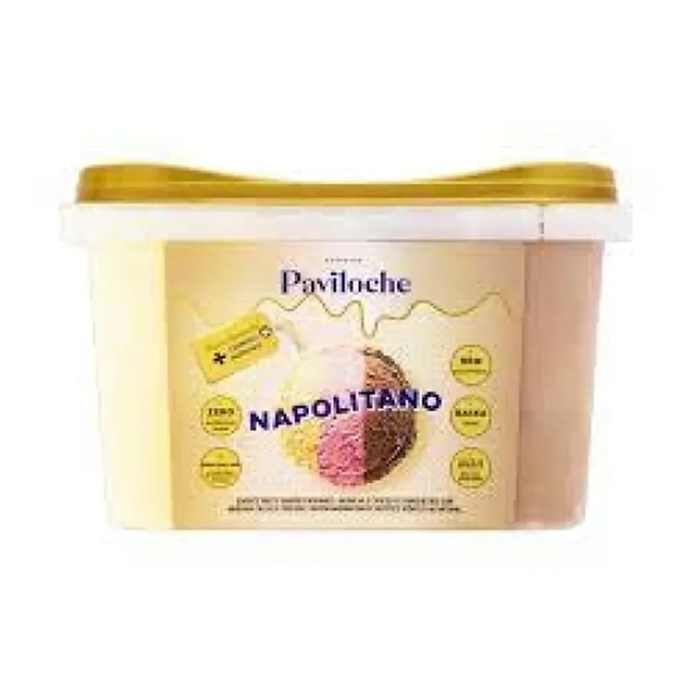 Sorvete paviloche classicos napolitano 1,5l