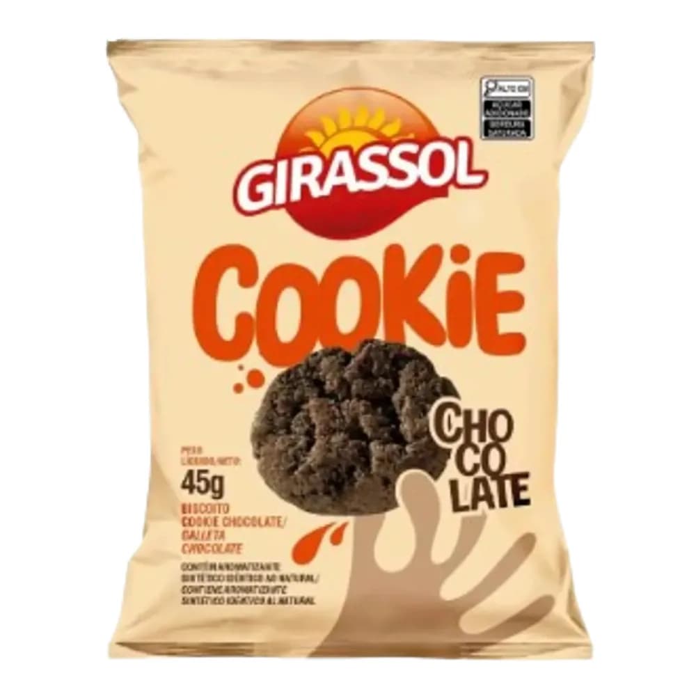 Cookie chocolate girassol 45gr