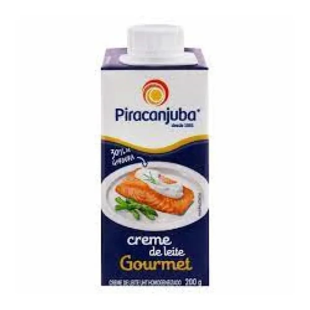 Creme de leite gourmet piracanjuba 200g