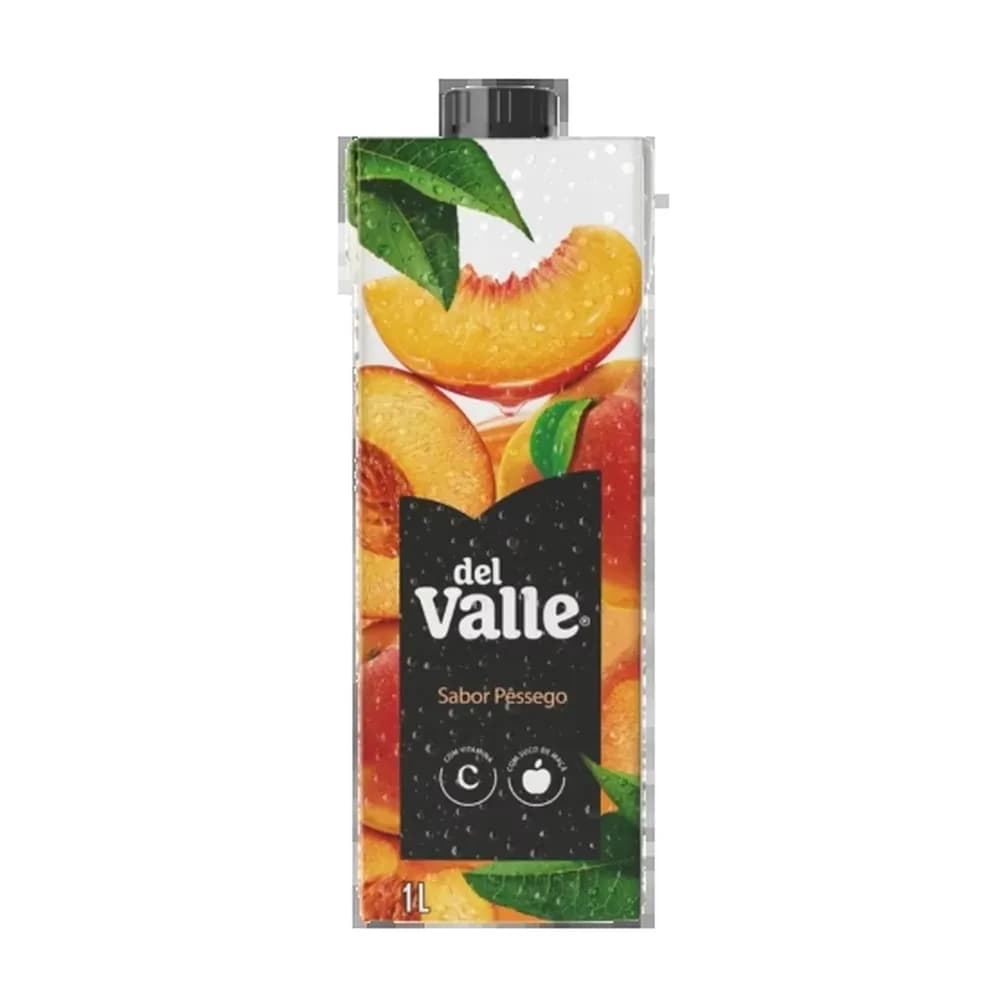 Suco del valle nectar pessego 1l