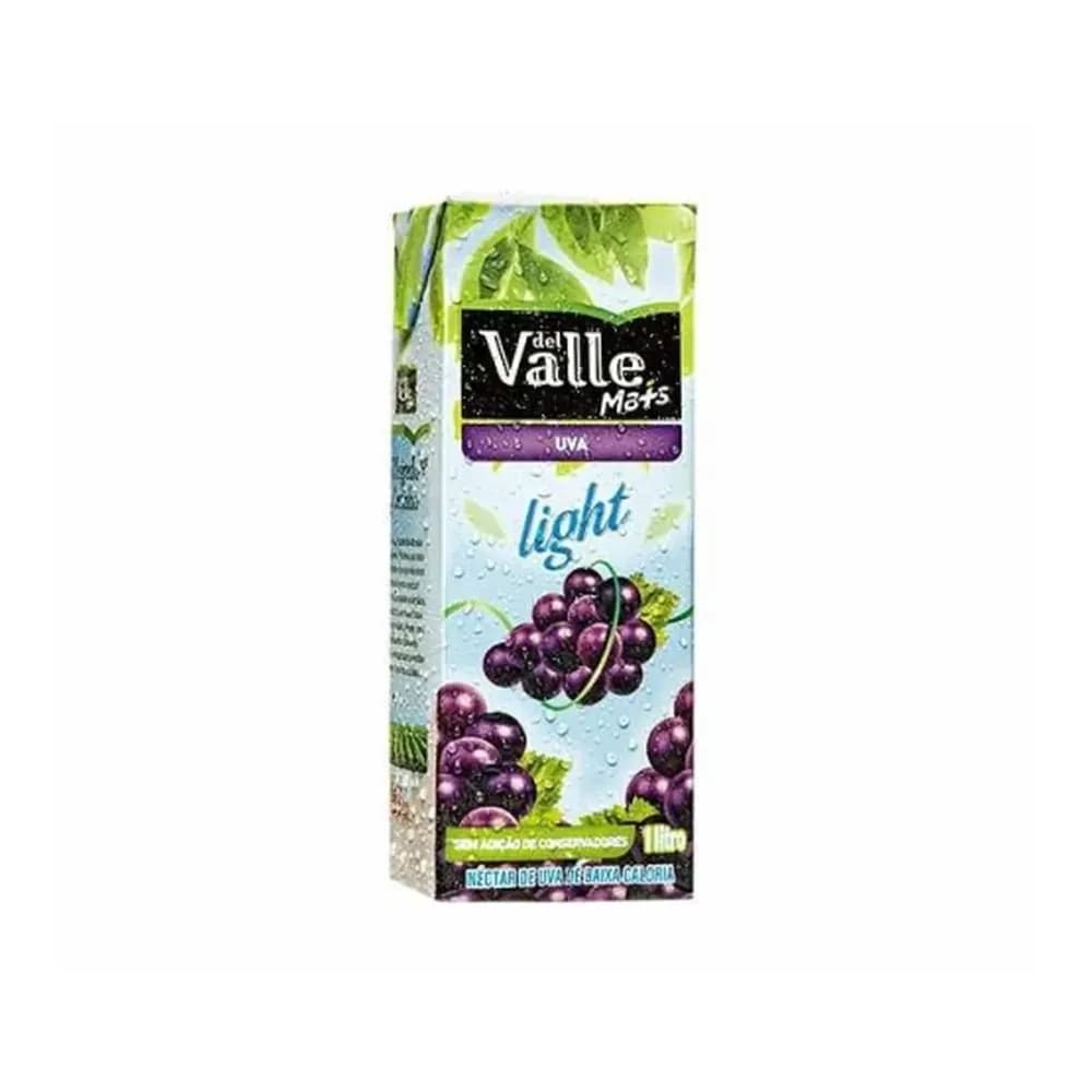 Nectar de uva sem acucar del valle 1l