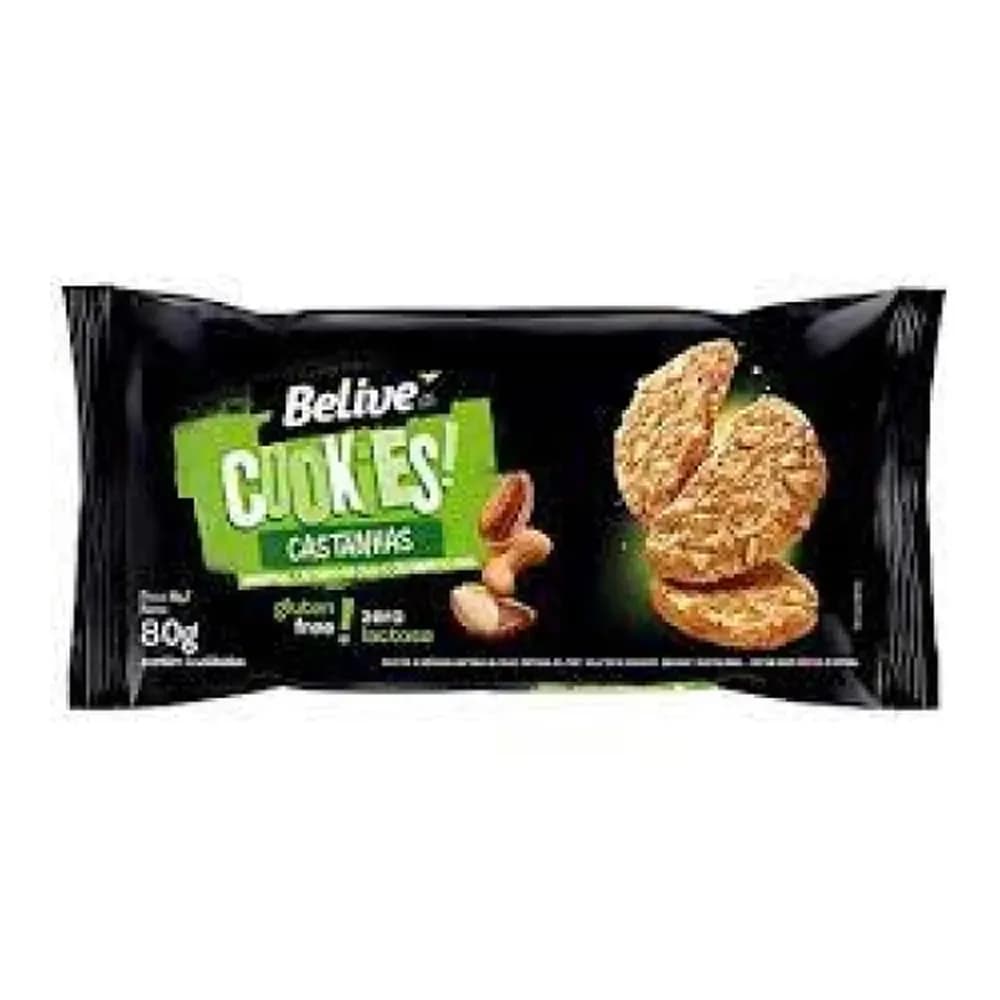 Cookies castanha belive 80g