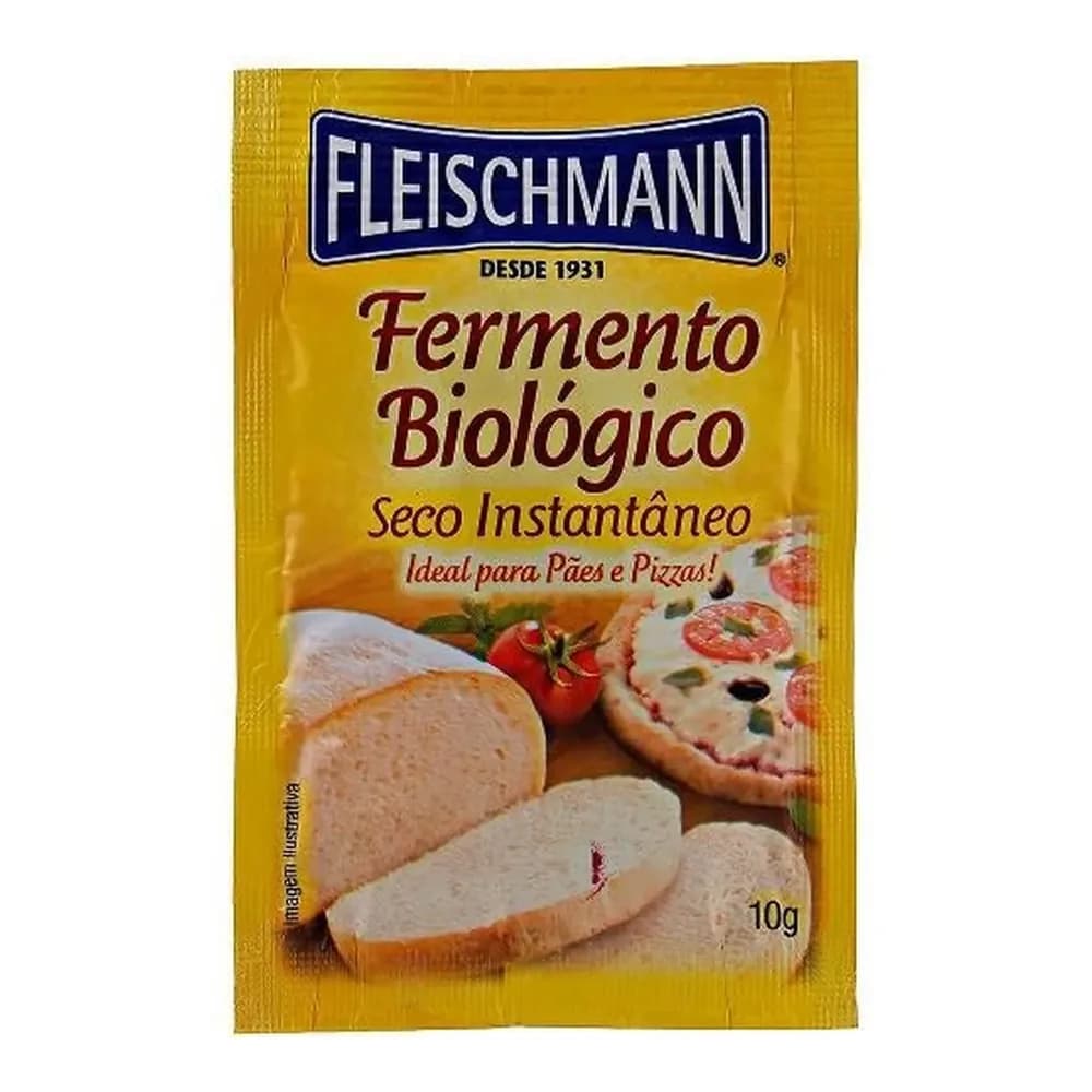 Fermento pao&pizza fleischmann 10g