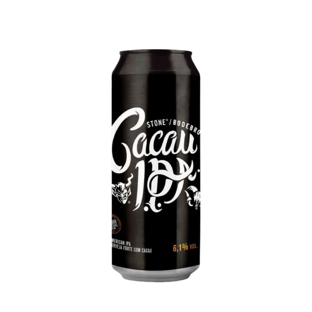 Cerveja american ipa cacau bodebrown lata 473ml