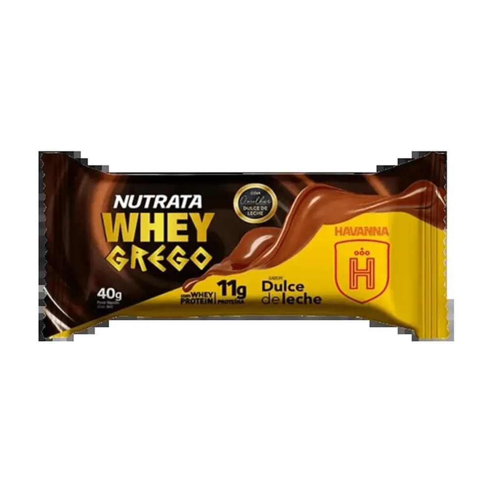 Havanna whey grego bar dulce de leche nutrata 40g