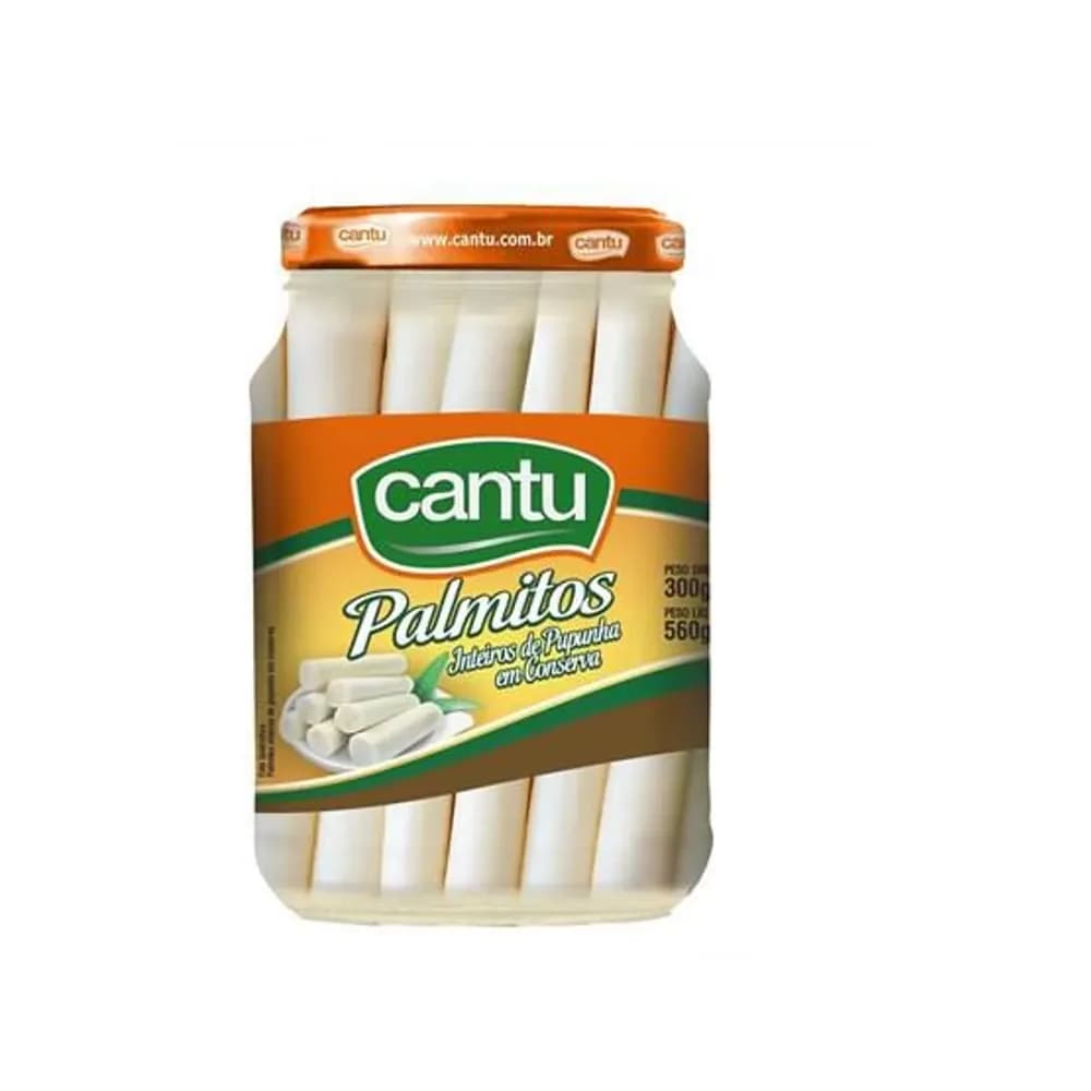 Palmito inteiro cantu 300g
