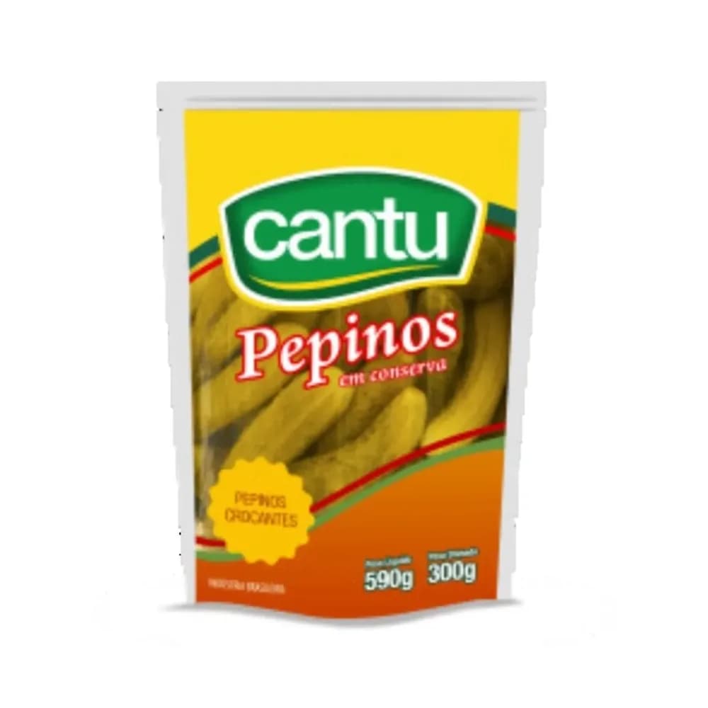 Pepino em conserva cantu sache 300g