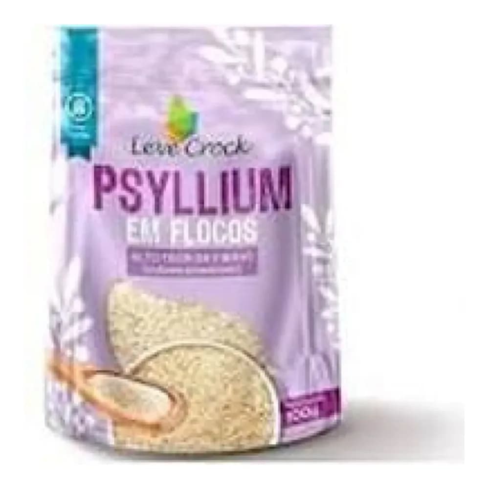 Psyllium fibra natural sem gluten leve crock 100g