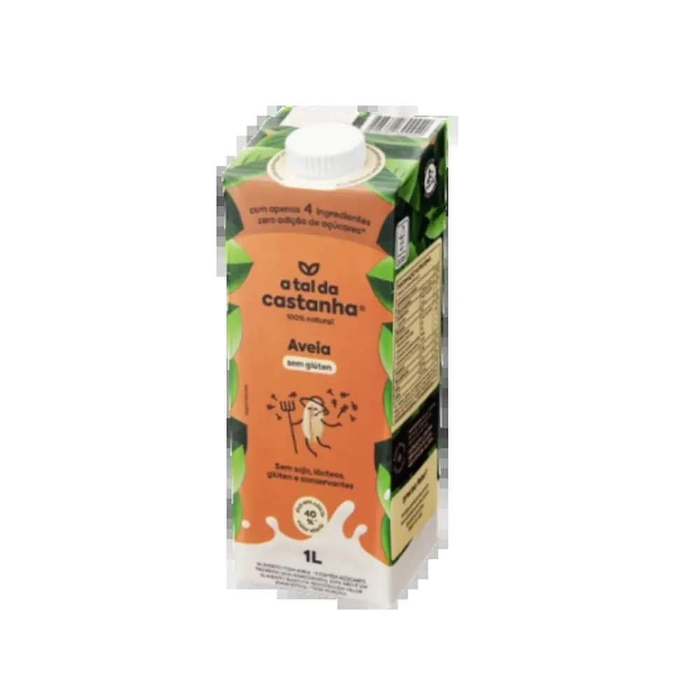 Bebida vegetal a tal da castanha aveia 1l