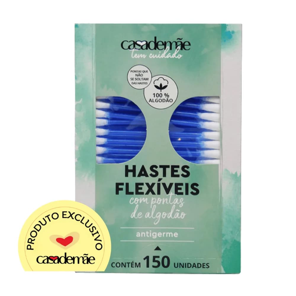 Hastes flexiveis casa de mae 150un