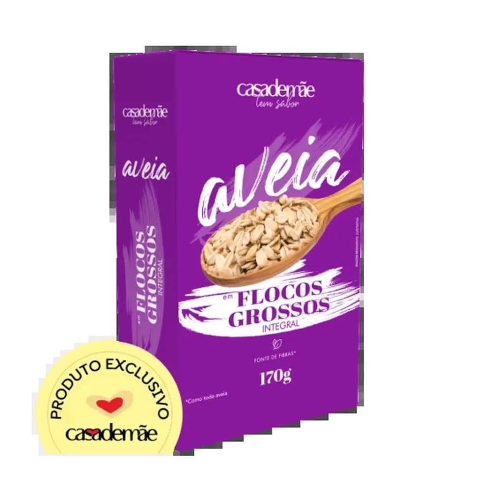 Aveia em flocos grossos casa de mae 170g
