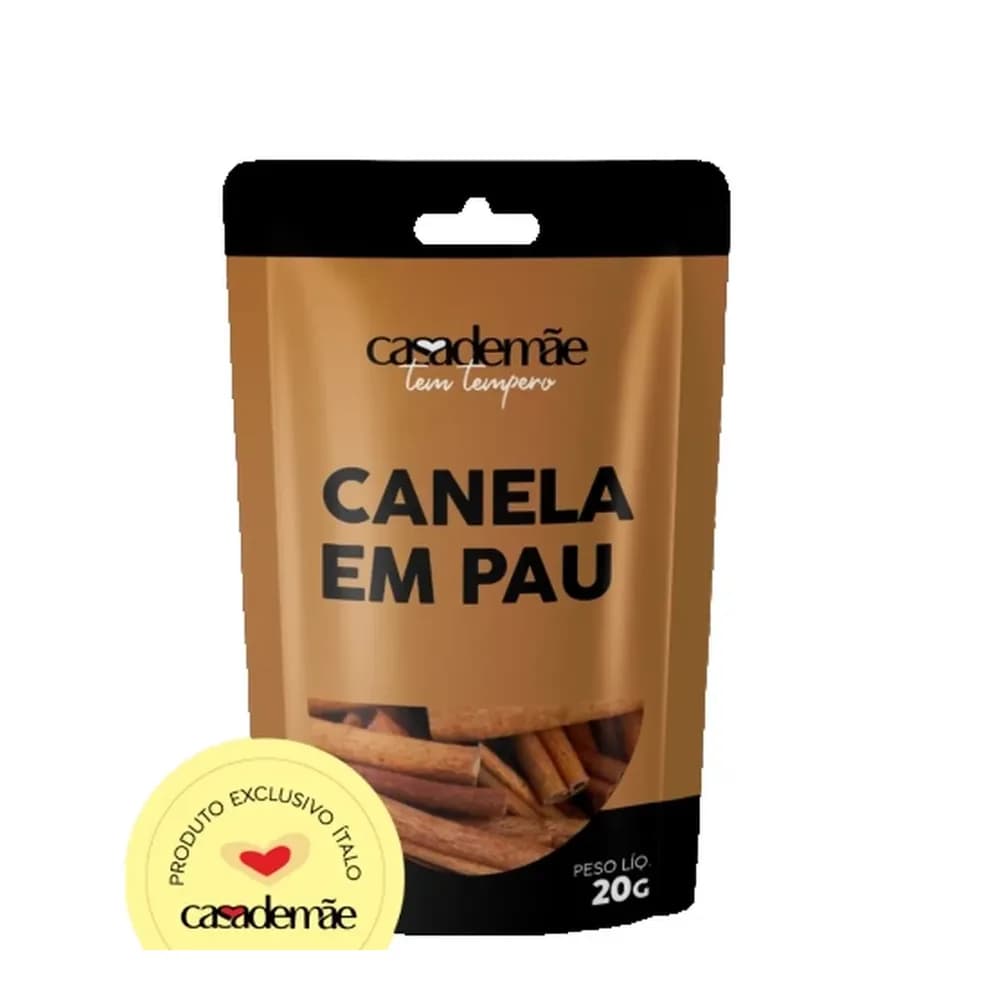 Especiaria canela pau casa de mae sache 20g