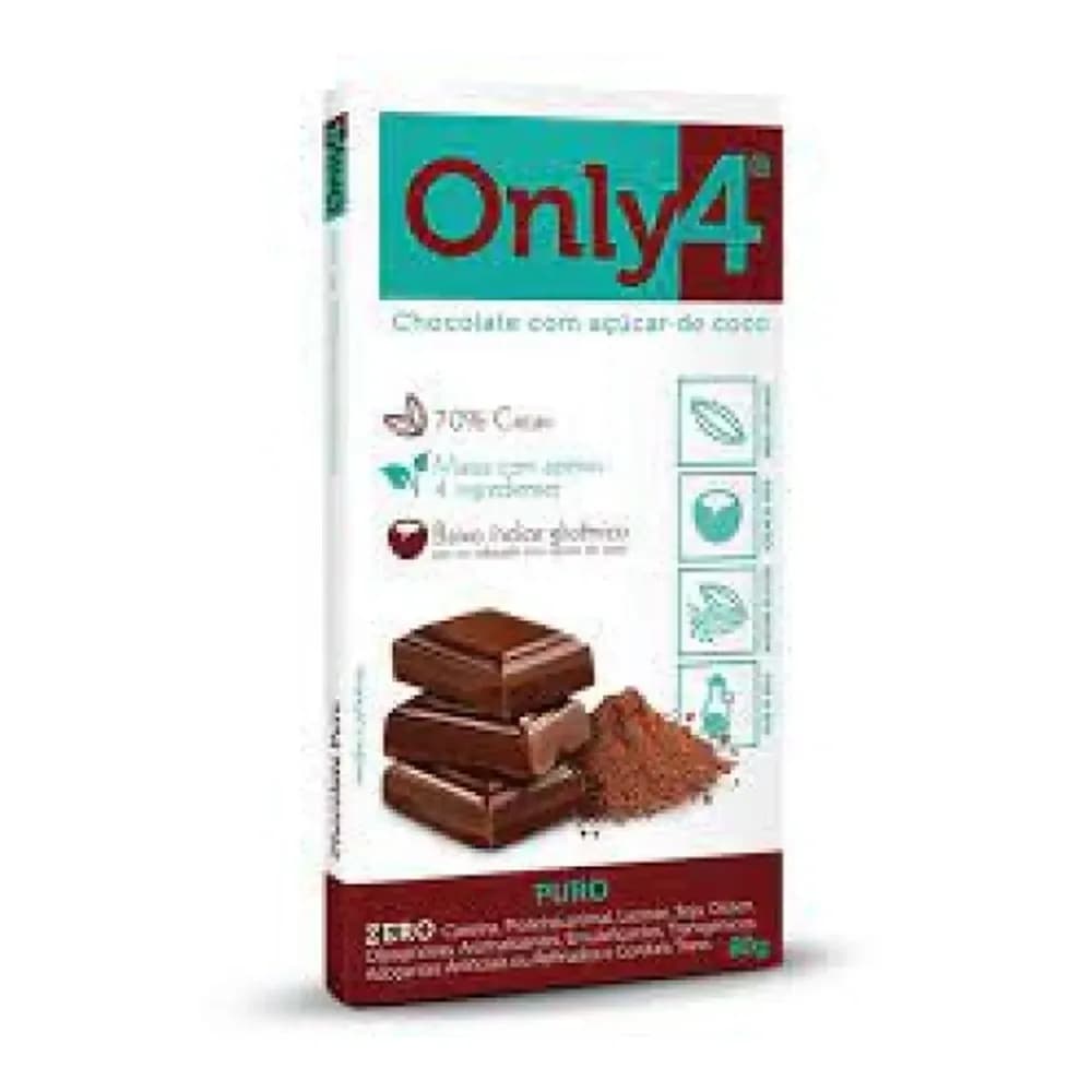 Chocolate intenso 70% 80g only4 (uni)