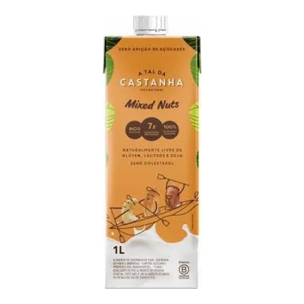 Bebida vegetal mixed nuts a tal da castanha 1l