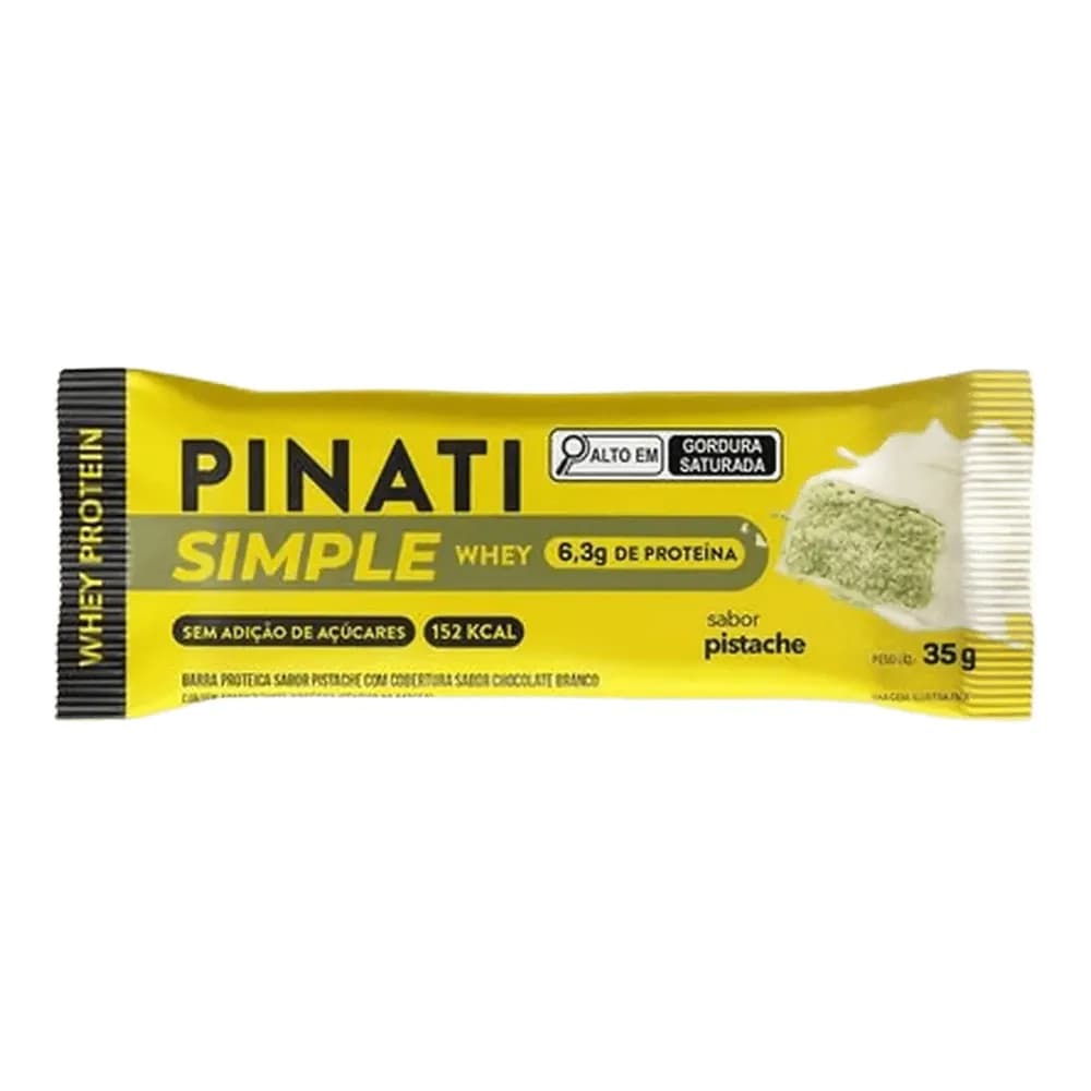 Barra simple whey pistache pinati 35g